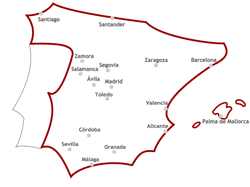 Spain map CIFA